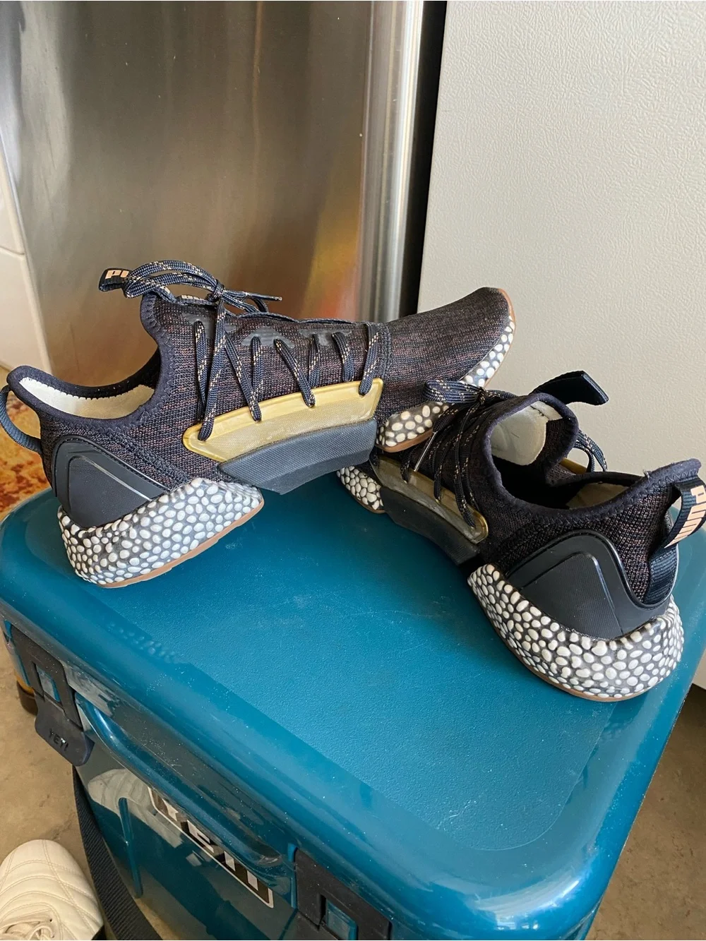Puma Hybrid Rocket Desert 'Black Gold' sneakers